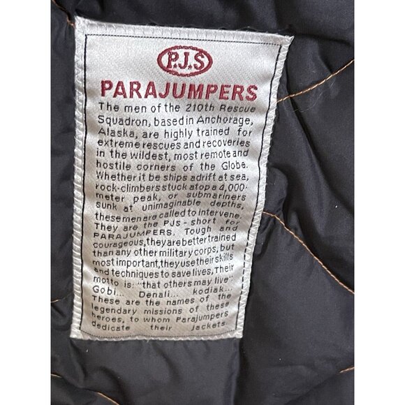 Parajumpers Jacket Coat Womens Size XL Kodiak Base Down Black Fur Hood - Picture 8 of 12